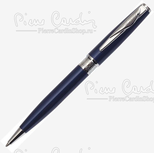 PCA1564BP Шариковая ручка Pierre Cardin SECRET Business. Корпус - латунь и лак. Отделка и детали дизайна - сталь, хром. Цвет - перламутровый синий.  (артикул PCA1564BP)